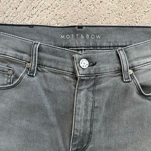 Mott & Bow Skinny Stone Jeans | Light Gray